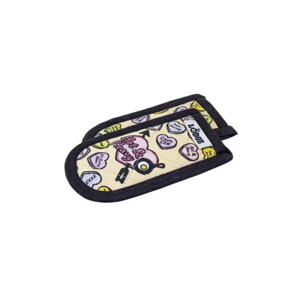 Conversation Heart Handle Holders, Set of Two