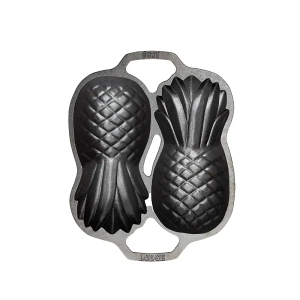 Seasoned Cast Iron Pineapple Pan