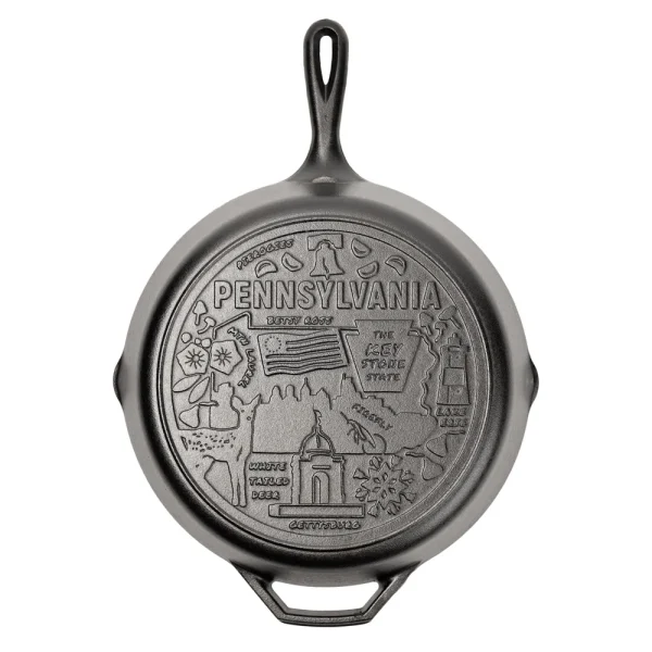 American Road Trip: 12 Inch Seasoned Cast Iron Skillet, Pennsylvania