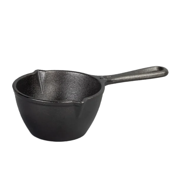 Seasoned Cast Iron Melting Pot