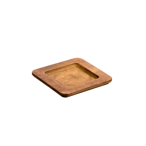5.5 Square Walnut Wood Underliner